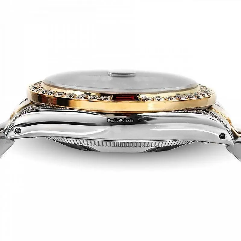 Awesome Replica Rolex Lady-datejust 69173 Automatic Movement 31mm Gold/steel Case Womens Watch - Image 4