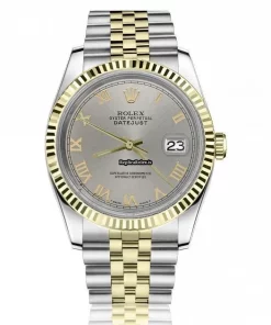 Defect Knockoff Rolex Lady-datejust 68274 Automatic Movement 31mm Gold/steel Case Womens Watch