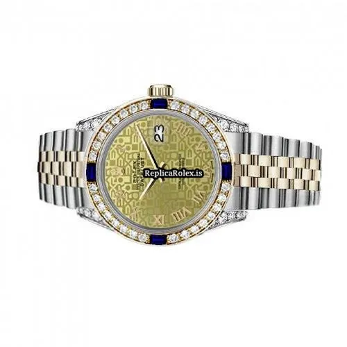 Amazing Fake Rolex Datejust 16013 Automatic Movement 36mm Gold/steel Case Mens/unisex Watch - Image 2
