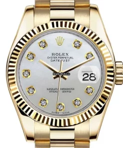 Defect Replica Rolex Datejust 68278 Automatic Movement Womens Watch