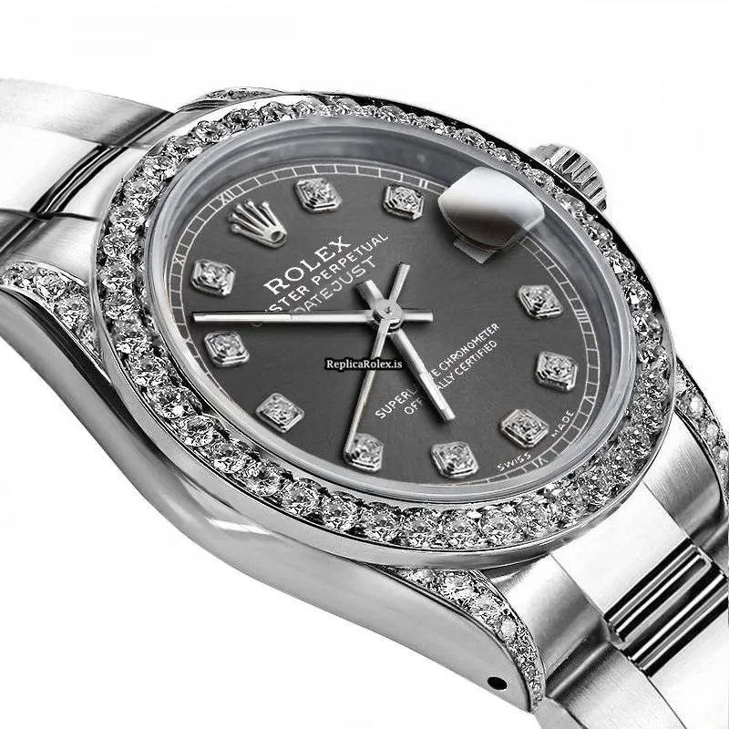 Affordable Fake Rolex Lady-datejust 68274 Automatic Movement 31mm Steel Case Womens Watch - Image 2