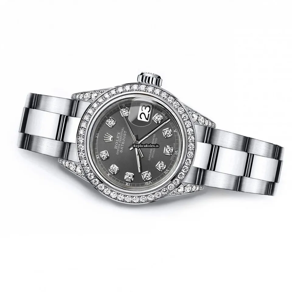 Affordable Fake Rolex Lady-datejust 68274 Automatic Movement 31mm Steel Case Womens Watch - Image 3