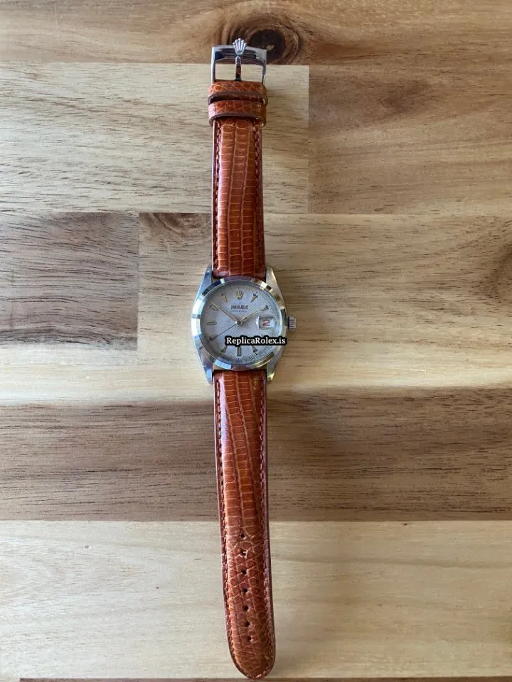 Lovely Replica Rolex Oyster Precision 6494 Caliber 1210 Manual Winding Movement 34mm Steel Case Mens/unisex Watch - Image 3