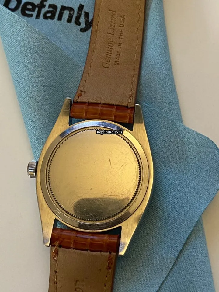 Lovely Replica Rolex Oyster Precision 6494 Caliber 1210 Manual Winding Movement 34mm Steel Case Mens/unisex Watch - Image 9