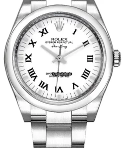 Defect Replica Rolex Air King 114200-whtrso Caliber 3130 Automatic Movement 34mm Steel Case Watch