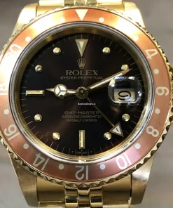 Awesome Copy Rolex Gmt-master 16758 Automatic Movement 40mm Yellow Gold Case Mens/unisex Watch