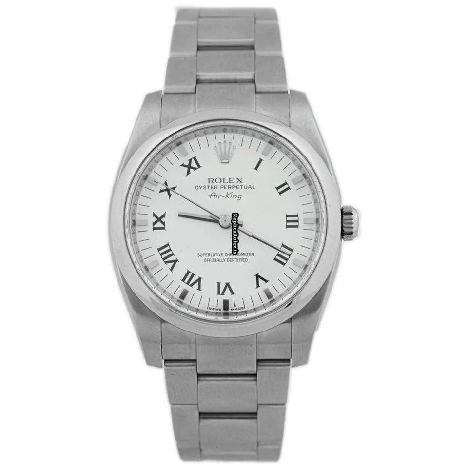 Wholesale Fakes Rolex Air King 114200 Caliber 3130 Automatic Movement 34mm Steel Case Mens/unisex Watch