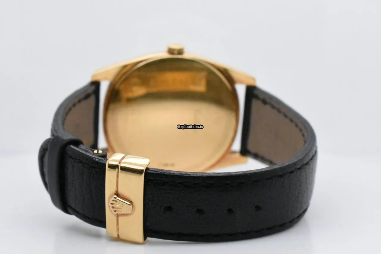 Epic Replica Rolex Cellini Danaos 4243 Caliber 1602 Manual Winding Movement 38x46mm Yellow Gold Case Mens/unisex Watch - Image 5