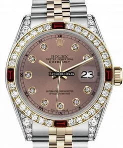 Amazing Replica Rolex Datejust 16013 Automatic Movement 36mm Gold/steel Case Mens/unisex Watch