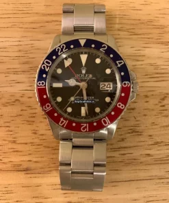 1:1 Fake Rolex Gmt-master 1675 Caliber 1575 Manual Winding Movement 40x12mm Steel Case Mens/unisex Watch