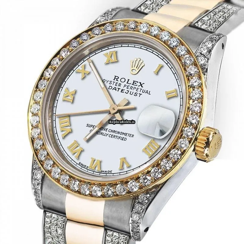 Wholesale Replica Rolex Datejust 16013 Automatic Movement 36mm Gold/steel Case Mens/unisex Watch - Image 2