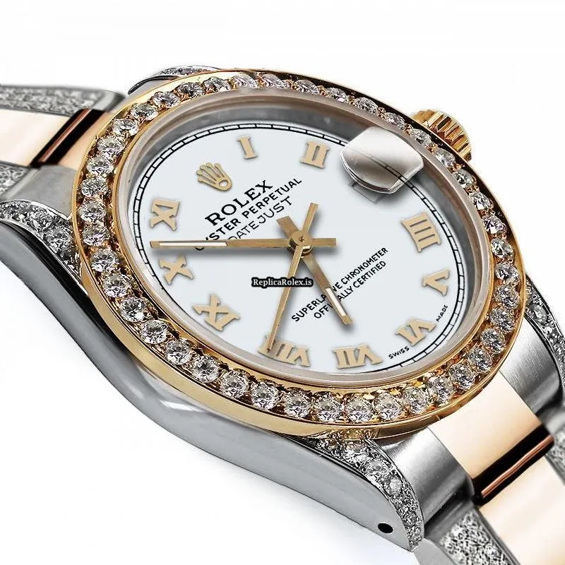 Wholesale Replica Rolex Datejust 16013 Automatic Movement 36mm Gold/steel Case Mens/unisex Watch - Image 3