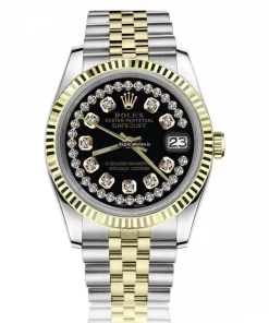 1:1 Fake Rolex Lady-datejust 69173 Automatic Movement 26mm Gold/steel Case Womens Watch
