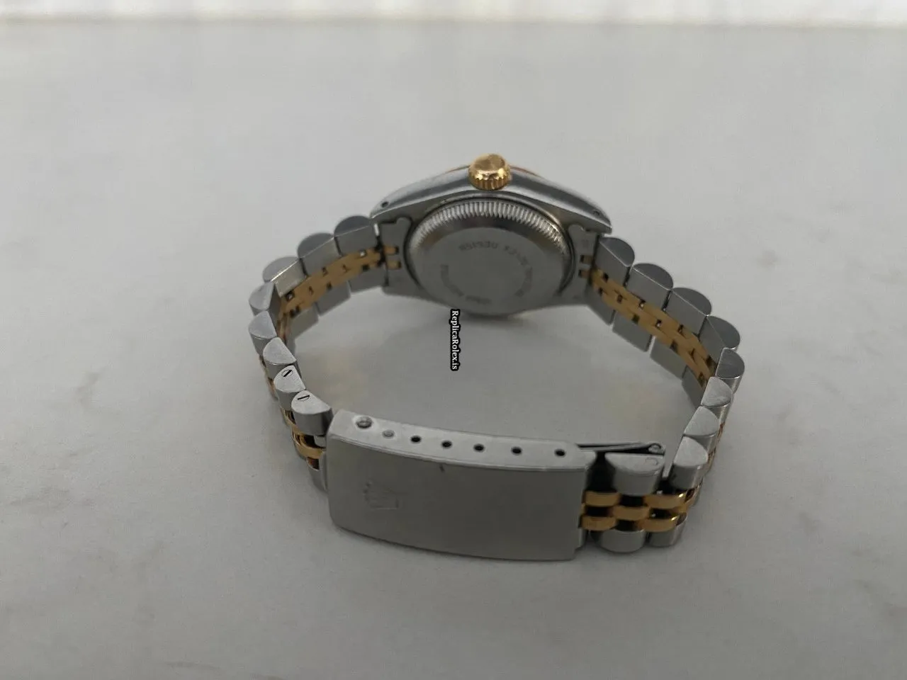 Nice Replica Rolex Lady-datejust 69173 Automatic Automatic Movement 26mm Gold/steel Case Womens Watch - Image 4