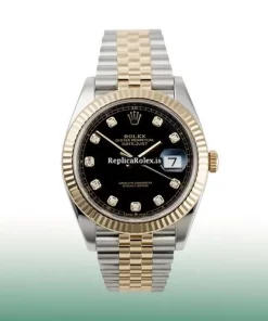 Suitable Fake Rolex Datejust 126333 Caliber 3235 Automatic Movement 41mm Gold/steel Case Mens/unisex Watch