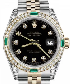 Quality Copy Rolex Datejust 16013 Automatic Movement 36mm Gold/steel Case Mens/unisex Watch