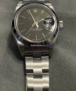 Incredible Replica Rolex Oyster Perpetual Lady Date 79160 Caliber 2235 Automatic Movement 26mm Steel Case Womens Watch