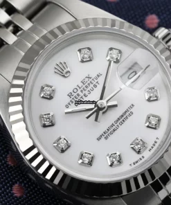 Suitable Fake Rolex Lady-datejust 69174 Automatic Movement 26mm Steel Case Womens Watch