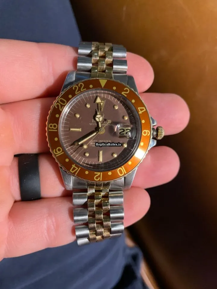Ideal Replica Rolex Gmt-master 1675 Automatic Movement Mens/unisex Watch - Image 6