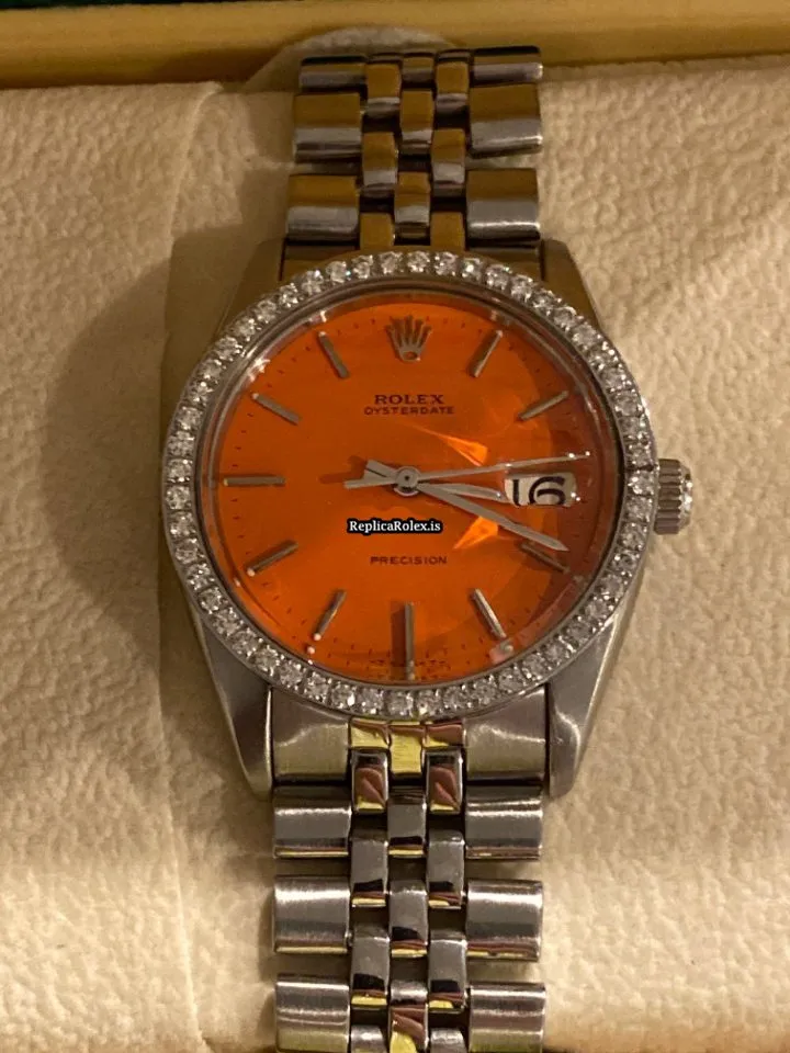 Awesome Replica Rolex Oyster Precision 6694 Caliber 1225 Manual Winding Movement 34x40mm Steel Case Mens/unisex Watch