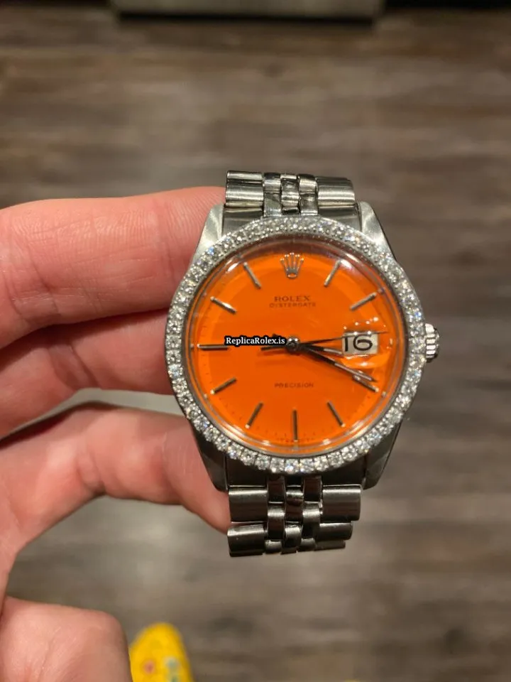 Awesome Replica Rolex Oyster Precision 6694 Caliber 1225 Manual Winding Movement 34x40mm Steel Case Mens/unisex Watch - Image 2