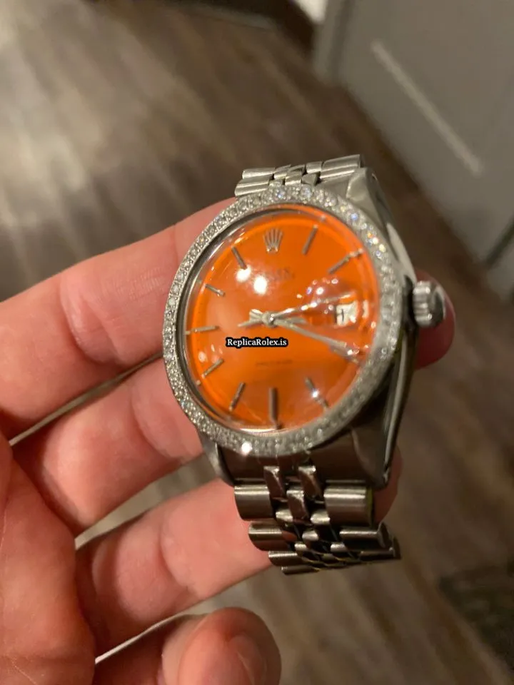 Awesome Replica Rolex Oyster Precision 6694 Caliber 1225 Manual Winding Movement 34x40mm Steel Case Mens/unisex Watch - Image 4