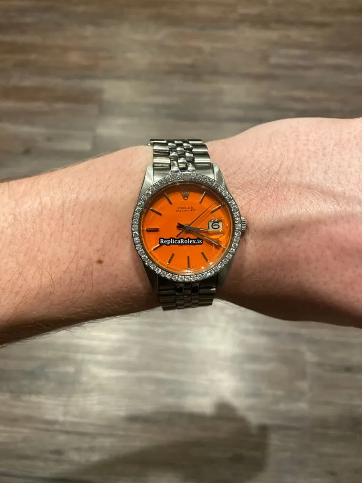 Awesome Replica Rolex Oyster Precision 6694 Caliber 1225 Manual Winding Movement 34x40mm Steel Case Mens/unisex Watch - Image 7