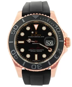 Defect Fake Rolex Yacht-master 40 116655 Caliber 3135 Automatic Movement 40mm Rose Gold Case Mens/unisex Watch
