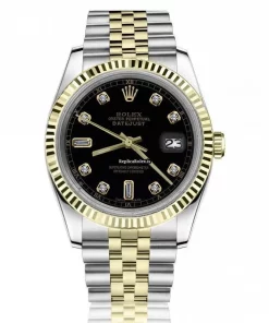 Nice Fake Rolex Lady-datejust 69173 Automatic Movement 26mm Gold/steel Case Womens Watch