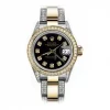 Remarkable Clone Rolex Datejust 68173 Automatic Movement 31mm Gold/steel Case Womens Watch
