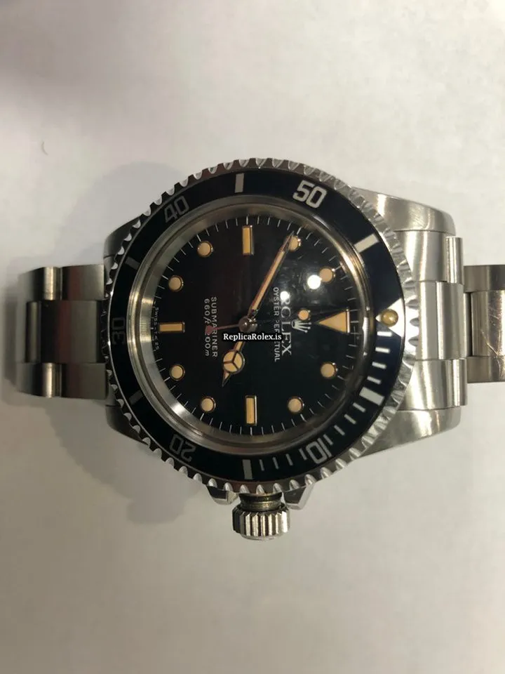 Unique Fakes Rolex Submariner (no Date) 5513 Caliber 1520 Automatic Movement 40mm Steel Case Mens/unisex Watch - Image 11