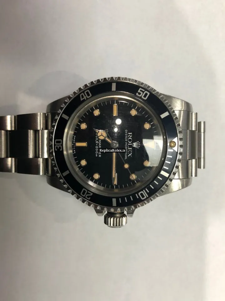 Unique Fakes Rolex Submariner (no Date) 5513 Caliber 1520 Automatic Movement 40mm Steel Case Mens/unisex Watch - Image 12
