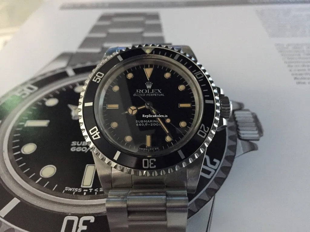 Unique Fakes Rolex Submariner (no Date) 5513 Caliber 1520 Automatic Movement 40mm Steel Case Mens/unisex Watch - Image 5