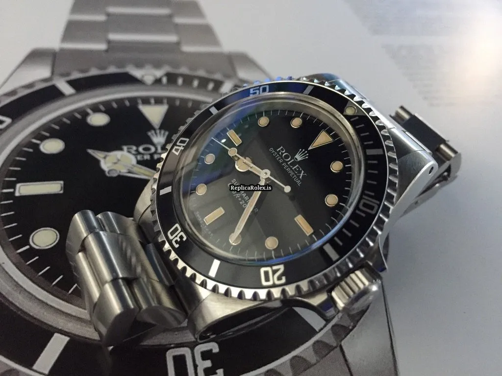 Unique Fakes Rolex Submariner (no Date) 5513 Caliber 1520 Automatic Movement 40mm Steel Case Mens/unisex Watch - Image 6