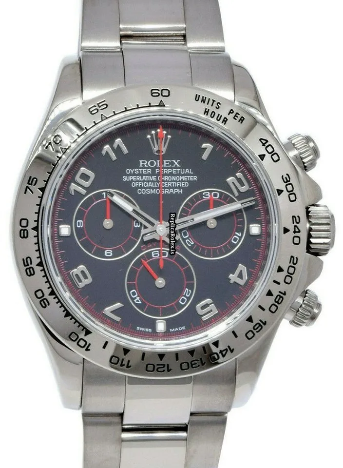 Excellent Fake Rolex Daytona 116509 Automatic Movement 40mm White Gold Case Watch