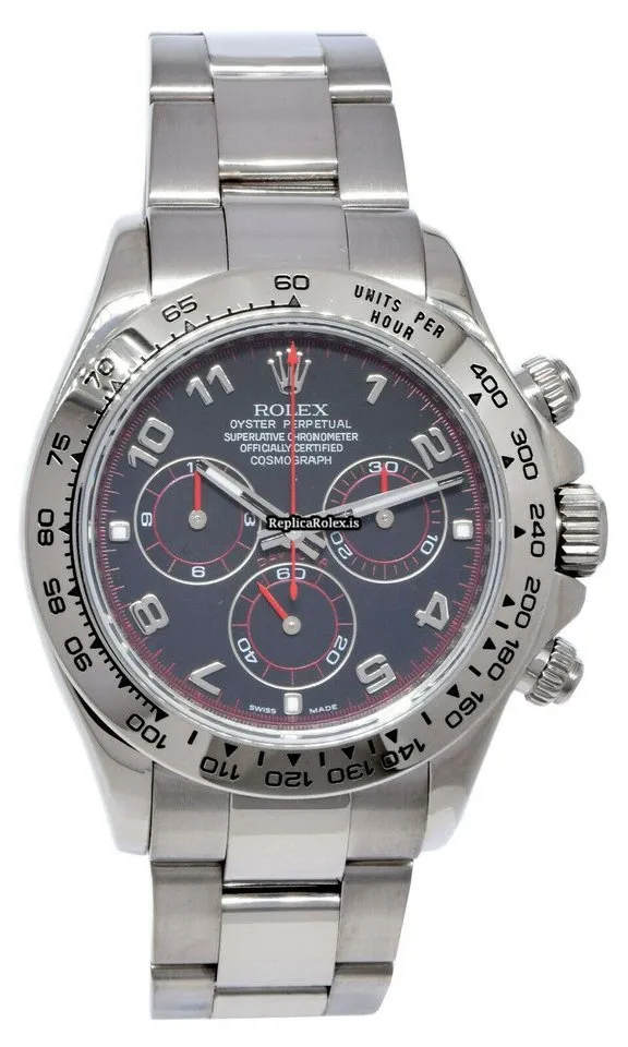 Excellent Fake Rolex Daytona 116509 Automatic Movement 40mm White Gold Case Watch - Image 11