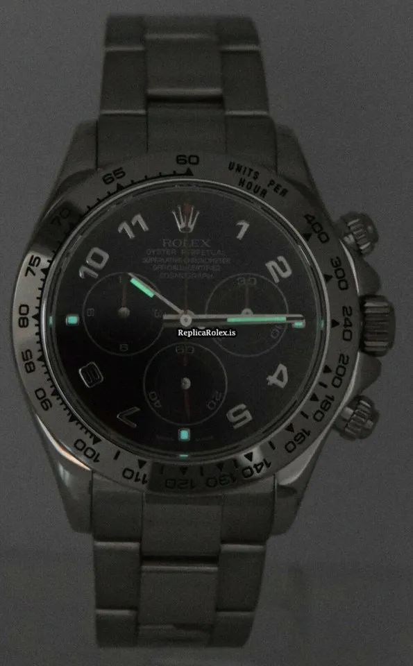 Excellent Fake Rolex Daytona 116509 Automatic Movement 40mm White Gold Case Watch - Image 12