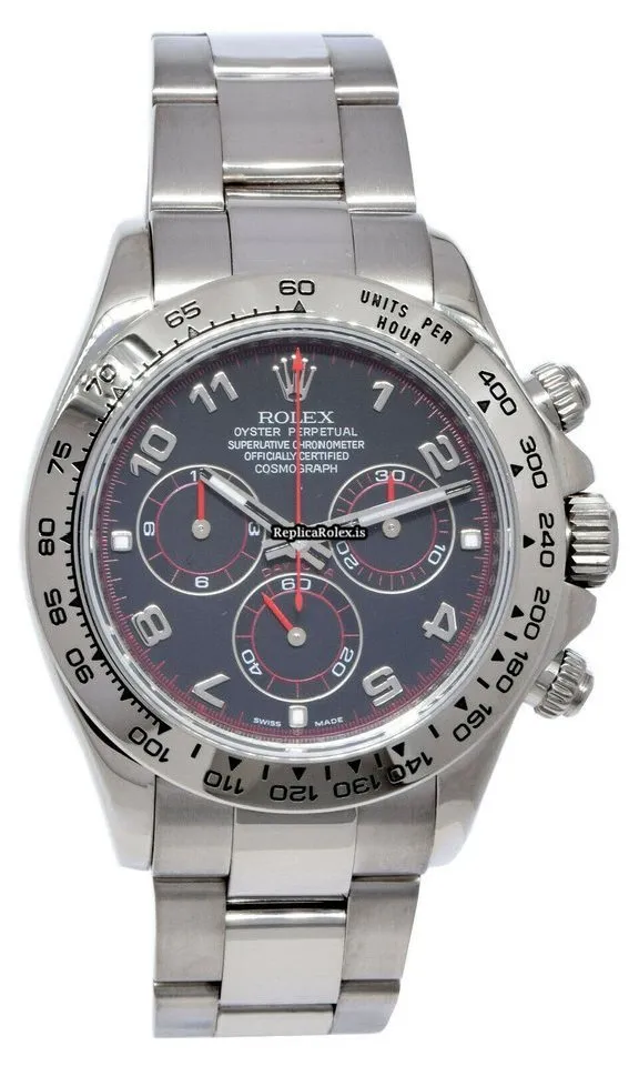 Excellent Fake Rolex Daytona 116509 Automatic Movement 40mm White Gold Case Watch - Image 2