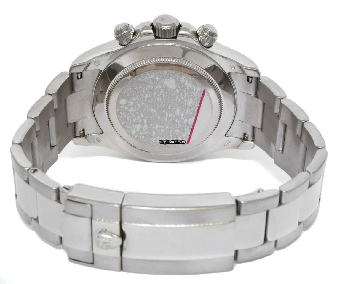 Excellent Fake Rolex Daytona 116509 Automatic Movement 40mm White Gold Case Watch - Image 8