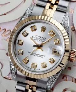 Wholesale Replica Rolex Lady-datejust 69173 Automatic Movement 26mm Gold/steel Case Womens Watch