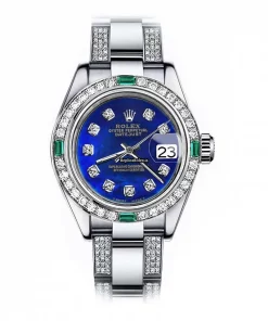 1:1 Replica Rolex Oyster Perpetual Lady Date 69160 Automatic Movement 26mm Steel Case Womens Watch