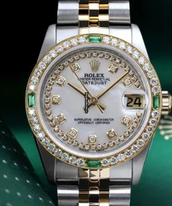 Stylish Fake Rolex Lady-datejust 68274 Automatic Movement 31mm Gold/steel Case Womens Watch