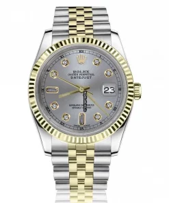 1:1 Fake Rolex Datejust 16013 Automatic Movement 36mm Gold/steel Case Mens/unisex Watch