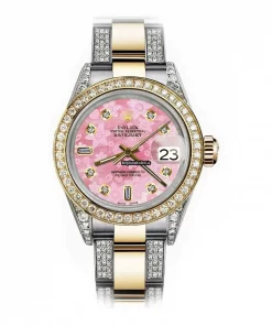 Fine Replica Rolex Datejust 68173 Automatic Movement 31mm Gold/steel Case Womens Watch