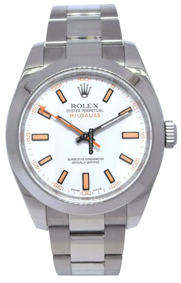 Attractive Imitation Rolex Milgauss 116400 Automatic Movement 40mm Steel Case Mens/unisex Watch - Image 11