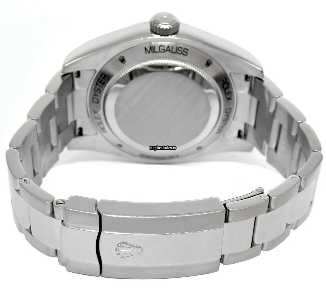 Attractive Imitation Rolex Milgauss 116400 Automatic Movement 40mm Steel Case Mens/unisex Watch - Image 8