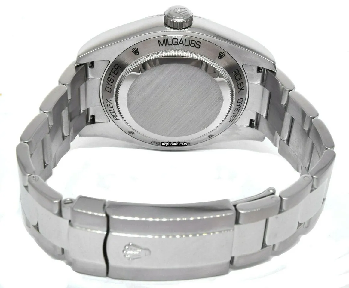 Attractive Imitation Rolex Milgauss 116400 Automatic Movement 40mm Steel Case Mens/unisex Watch - Image 9
