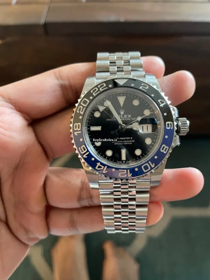 Amazing Fake Rolex Gmt-master II 116710blnr Caliber 3186 Automatic Movement 40mm Steel Case Mens/unisex Watch - Image 2