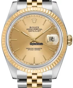 Cool Fake Rolex Datejust 16233-chpsj Caliber 3135 Automatic Movement 36mm Steel Case Mens/unisex Watch