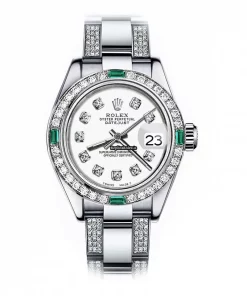 Wholesale Fake Rolex Oyster Perpetual Lady Date 69160 Automatic Movement 26mm Steel Case Womens Watch